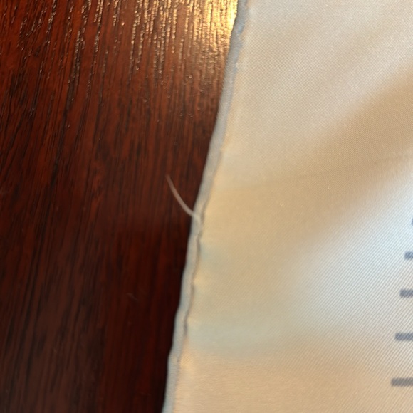 Hermès Silk Scarf - Grey Lines - Picture 6 of 7